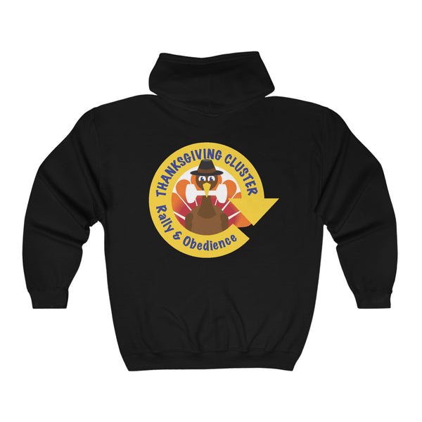 Thanksgiving Obedience Rally Unisex Heavy Blend™ Full Zip Hooded Sweatshirt