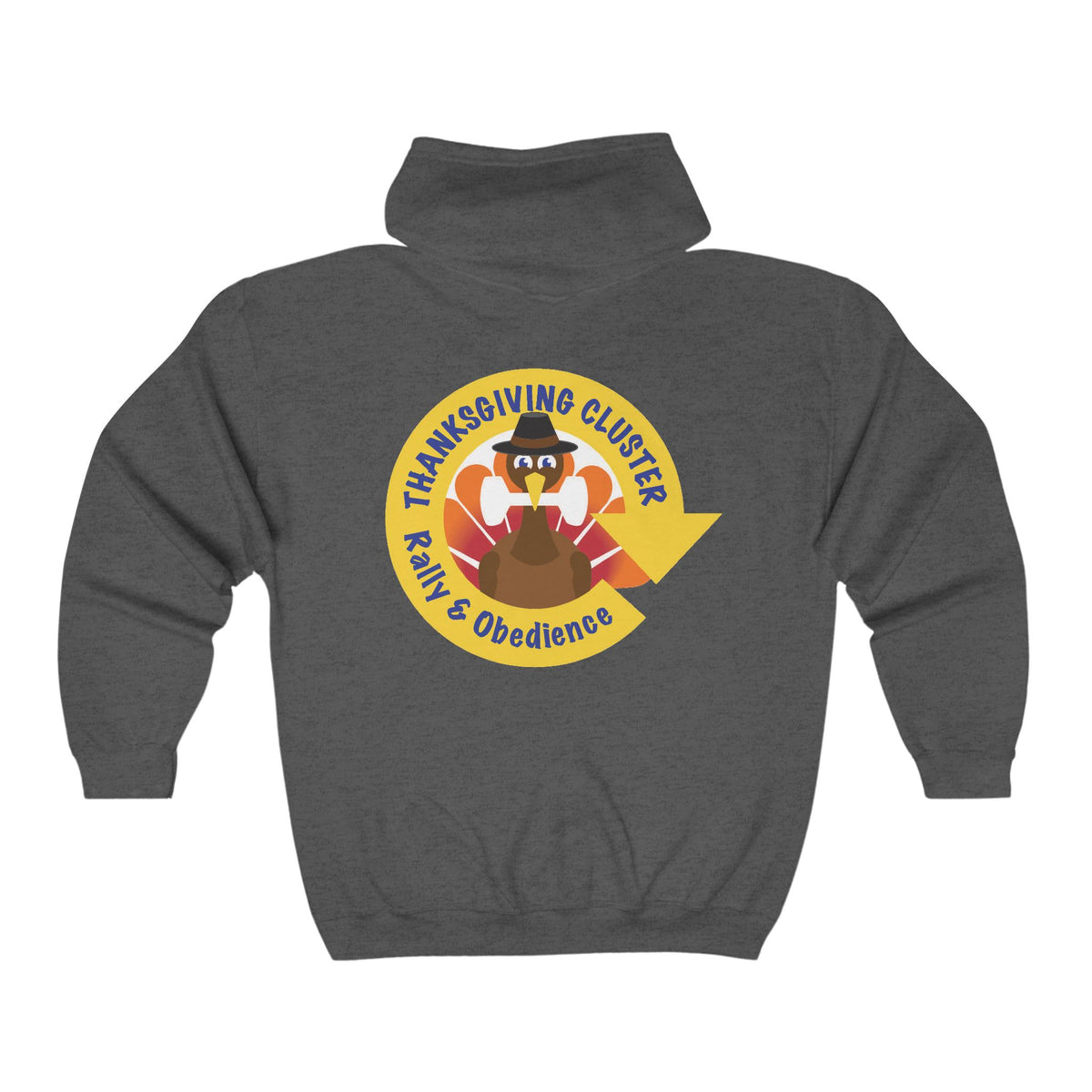 Thanksgiving Obedience Rally Unisex Heavy Blend™ Full Zip Hooded Sweatshirt