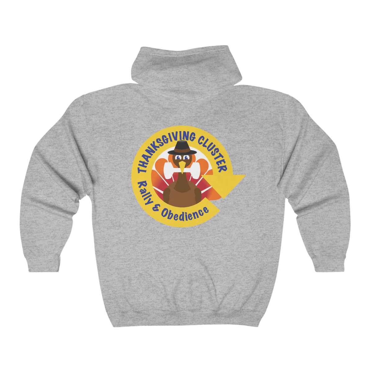 Thanksgiving Obedience Rally Unisex Heavy Blend™ Full Zip Hooded Sweatshirt