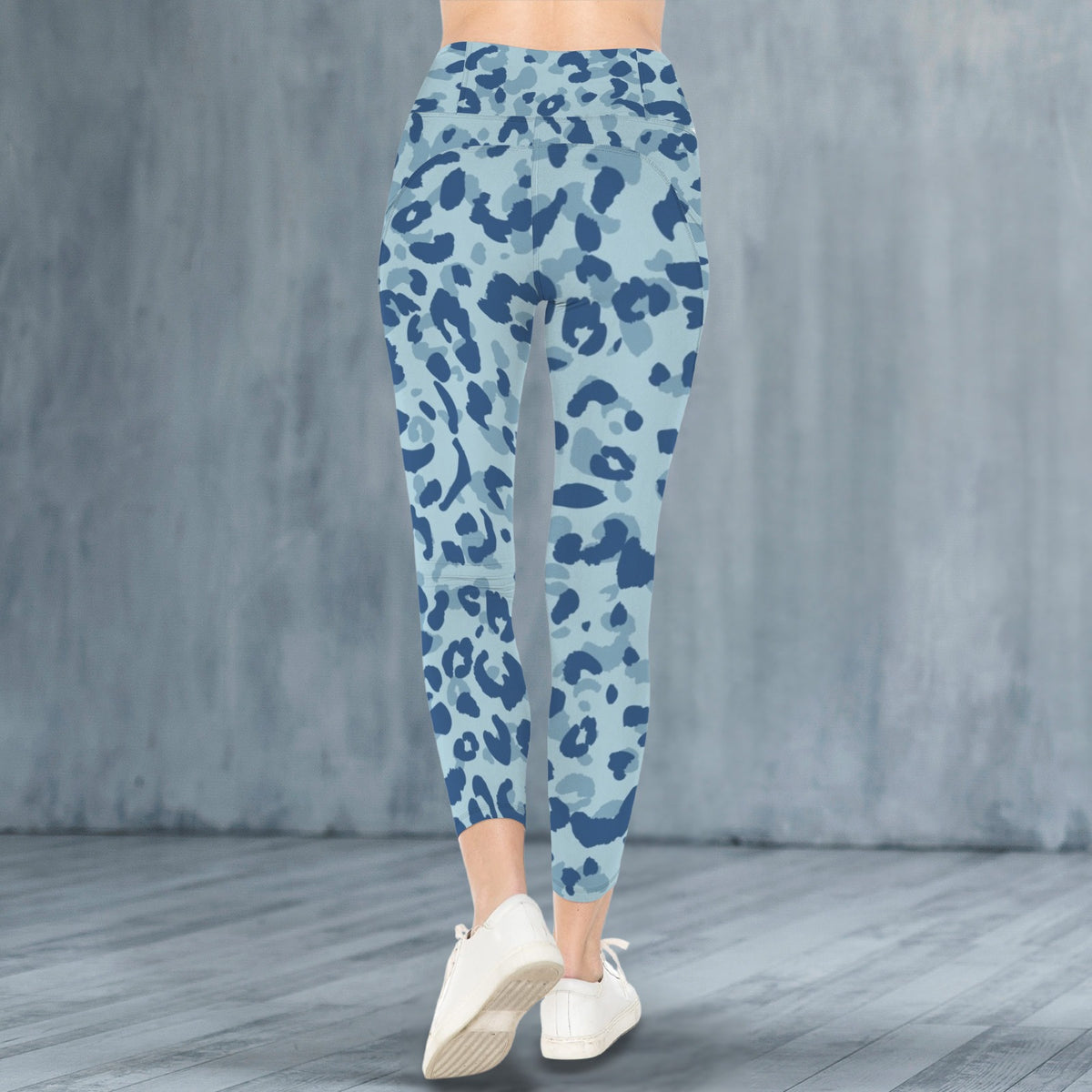 Blue Leopard Everyday Leggings