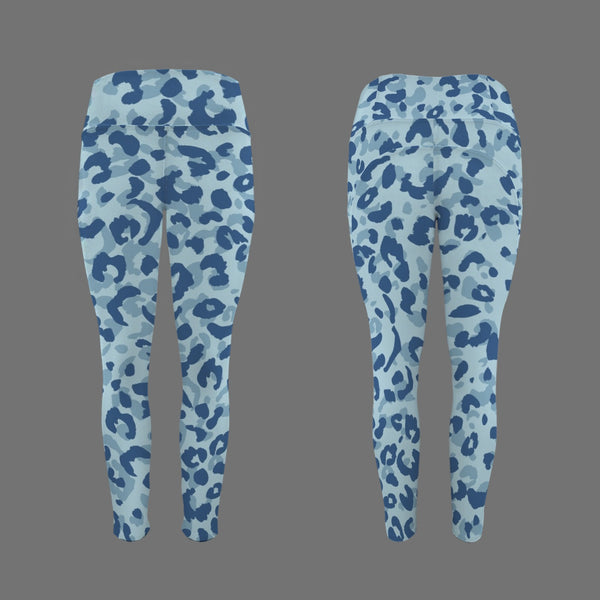 Blue Leopard Everyday Leggings