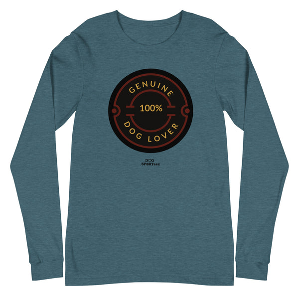 Genuine Dog Lover Unisex Long Sleeve Tee