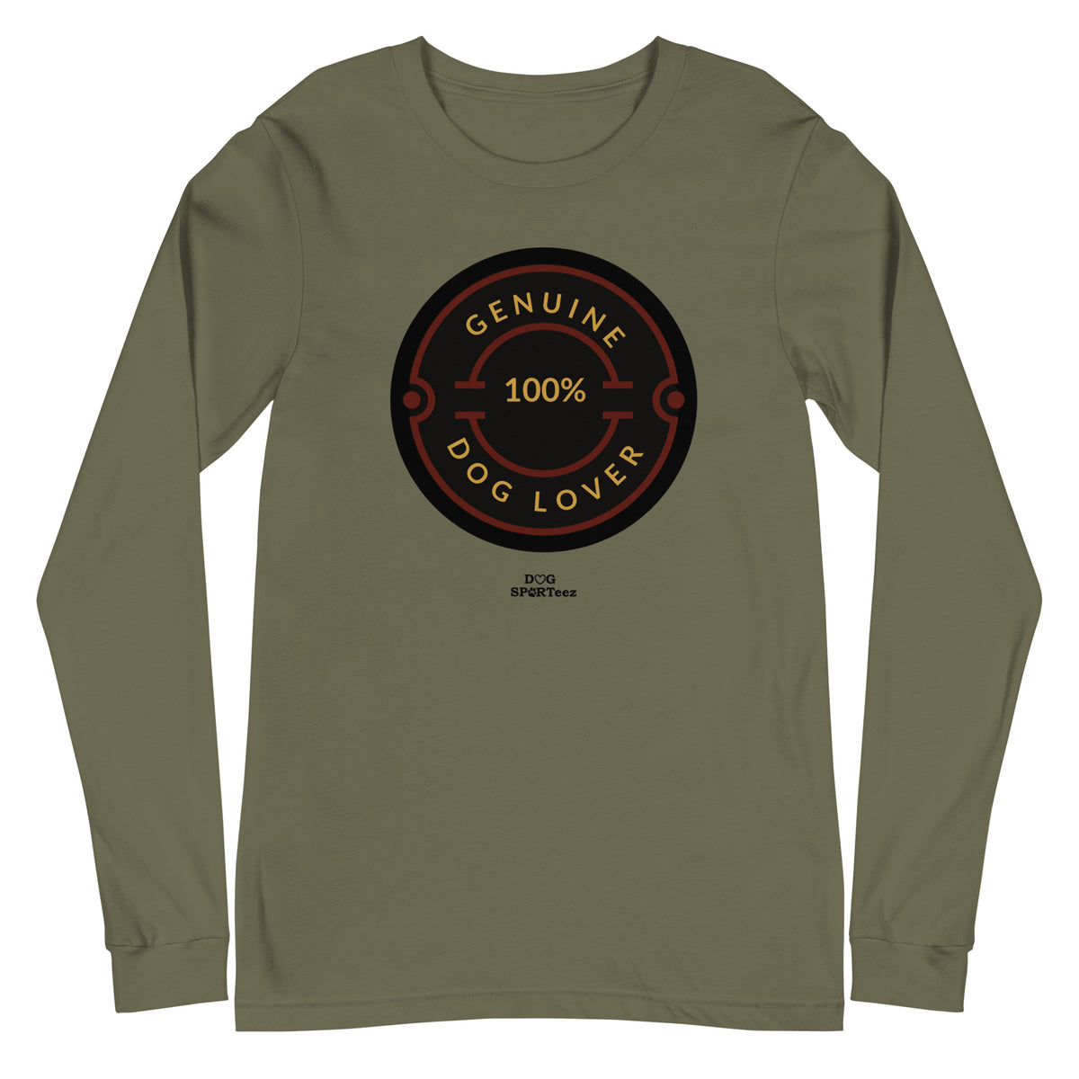 Genuine Dog Lover Unisex Long Sleeve Tee