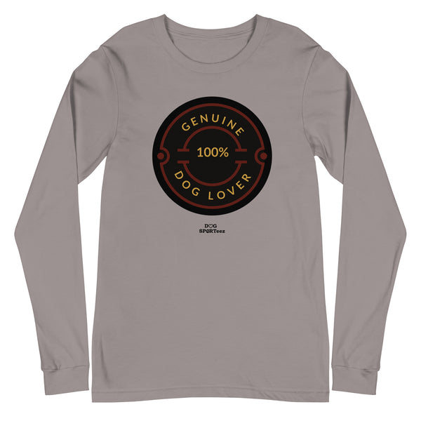 Genuine Dog Lover Unisex Long Sleeve Tee