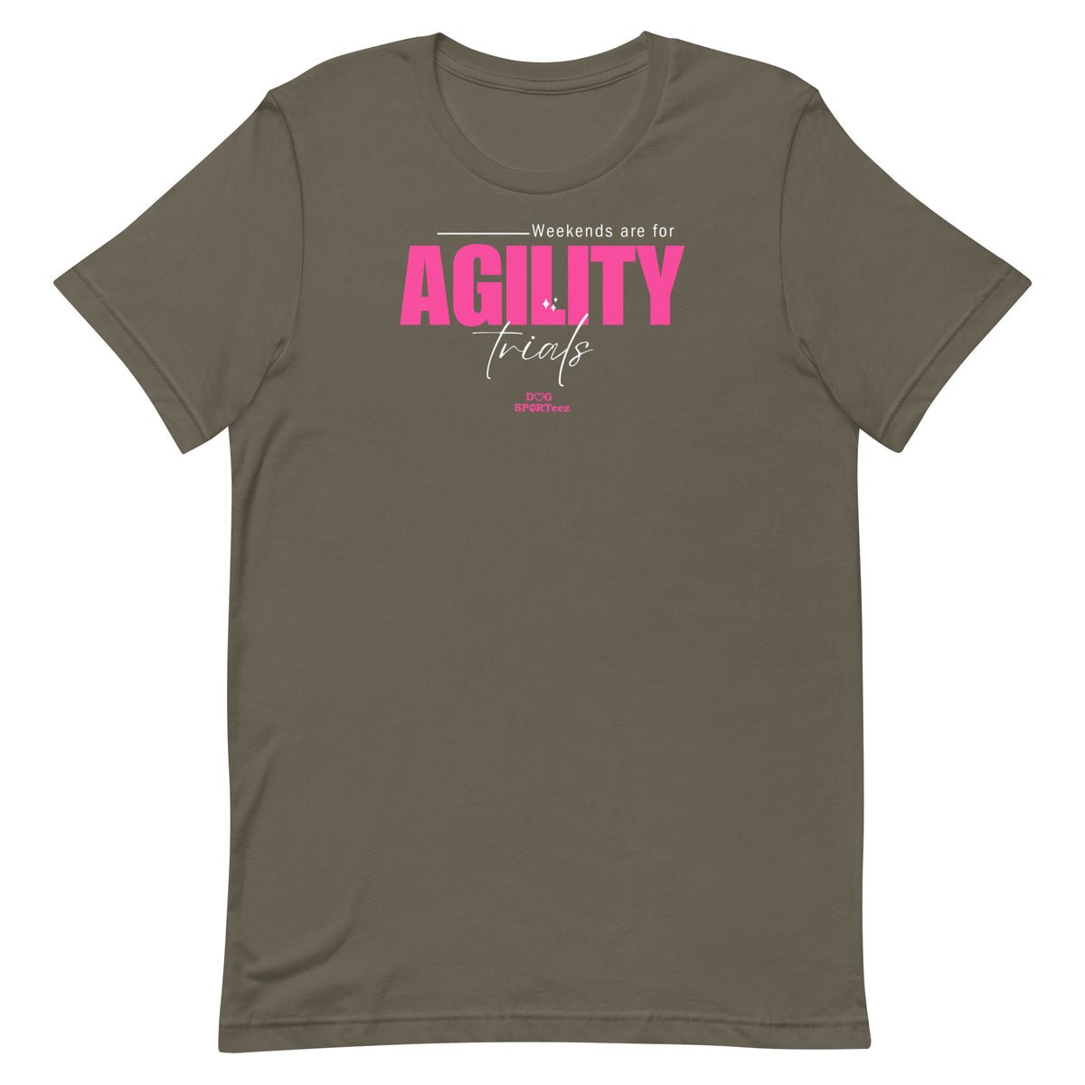 Weekends are for Agility Unisex t-shirt