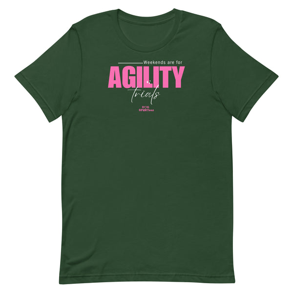 Weekends are for Agility Unisex t-shirt