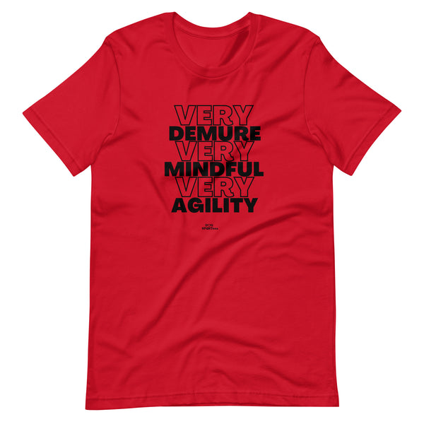 Very Demure Mindful Agility Unisex t-shirt