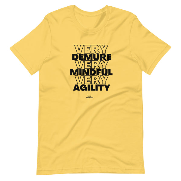 Very Demure Mindful Agility Unisex t-shirt