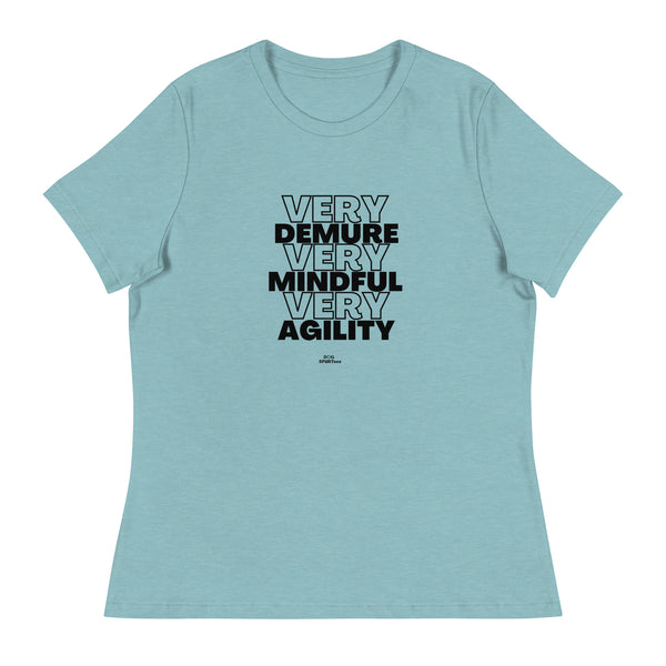 Very Demure Mindful Agility Women's Relaxed T-Shirt