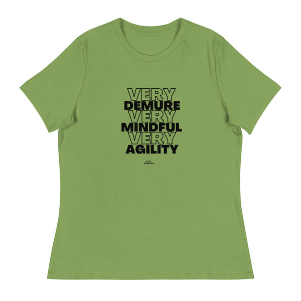 Very Demure Mindful Agility Women's Relaxed T-Shirt