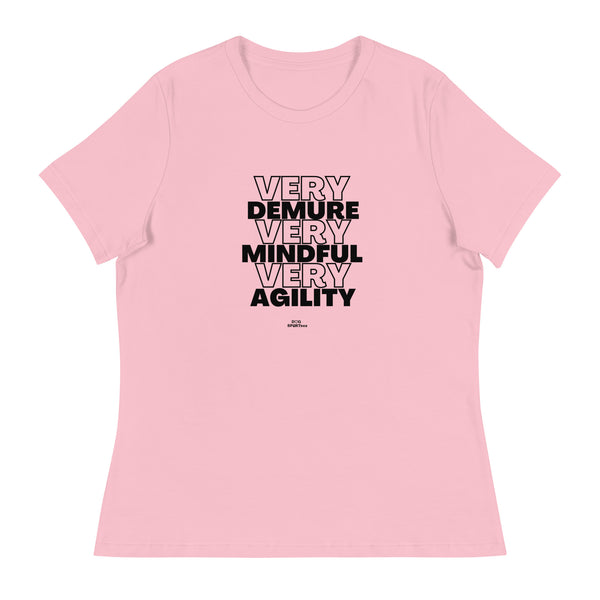 Very Demure Mindful Agility Women's Relaxed T-Shirt